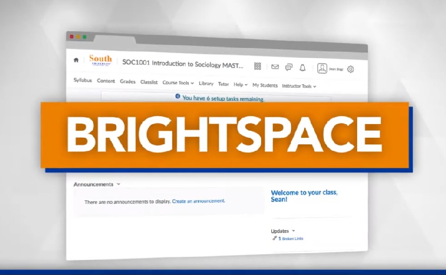 Brightspace video screenshot